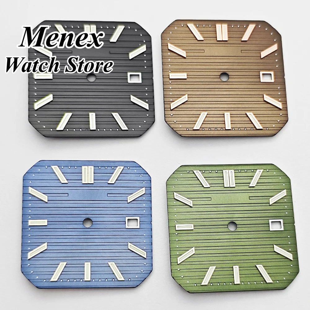 

Циферблат для часов NH35, 29 мм, черный/синий/зеленый, с зеленым люминесцентным покрытием, подходит для механизмов NH35, NH36, Miyota82-DG, аксессуары и запчасти для часов