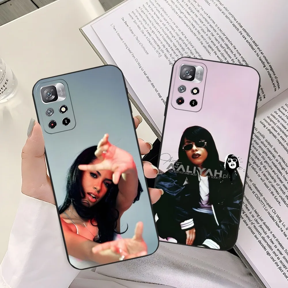 A-Aaliyah Hip Hop Music Phone Case for Xiaomi Redmi Note 14 13 12 11 9 Ultra 10 Lite Poco F4 F5 X5 Pro Plus Cover