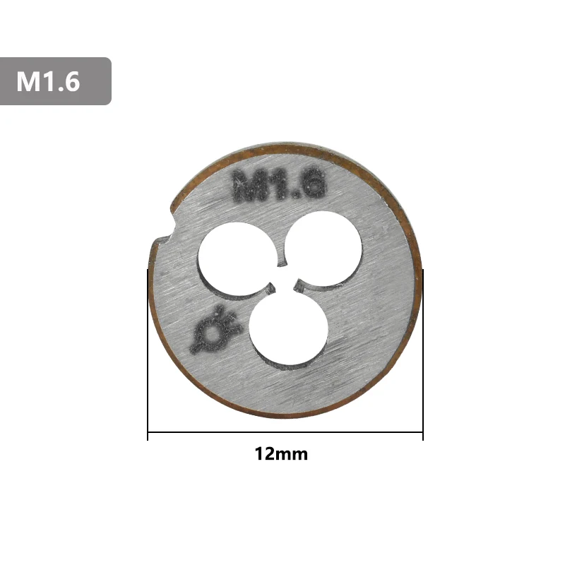 XCAN Metrische Gewindestifte Rechtshändermatrize für Holz- und Metallgewindewerkzeuge M1 M1,2 M1,4 M1,5 M1,6 M1,7 M1,8 M2 M2,2 Handwerkzeug