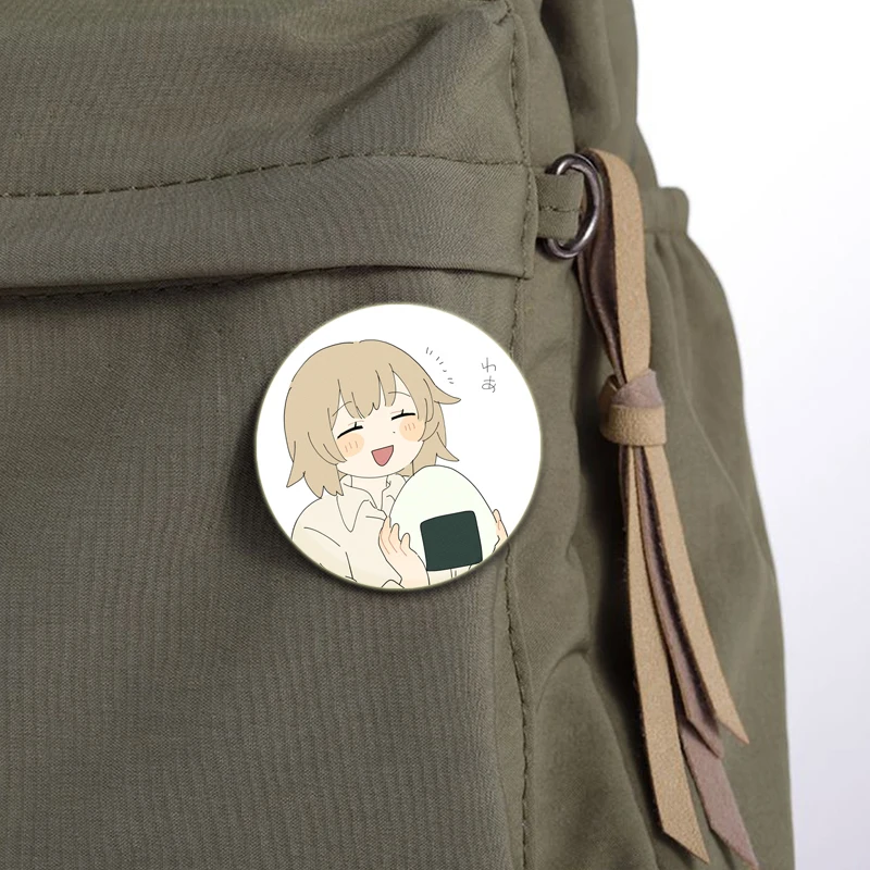 58Mm Anime Heerlijk In Kerker Creatieve Ronde Broche Cartoon Badge Snap-In Knoopspelden Voor Rugzak Hoed Sieraden Accessoires