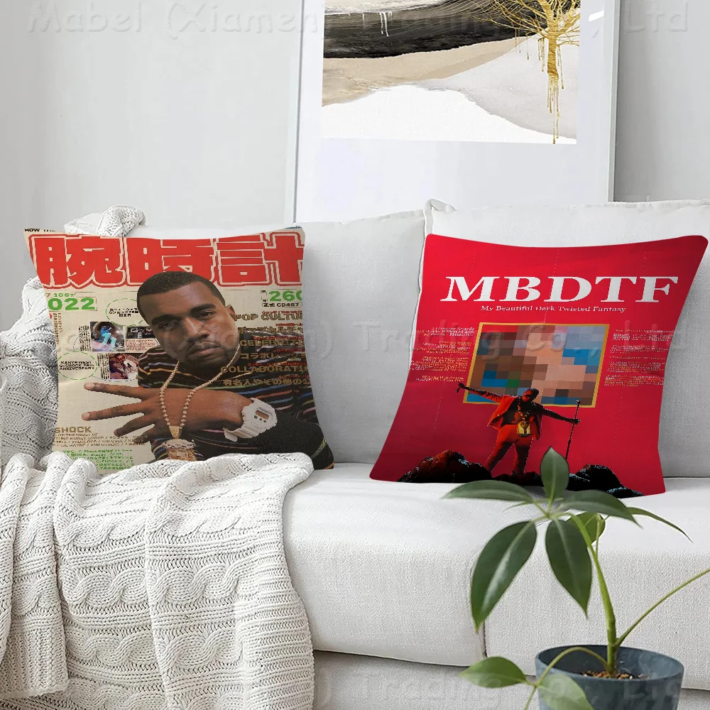 

Pop Hip Hop Rapper Kanye West Drake J.Cole Cover 30x50 Polyester Sofa Cushions Decorative Throw Home Decoration Pillowcover