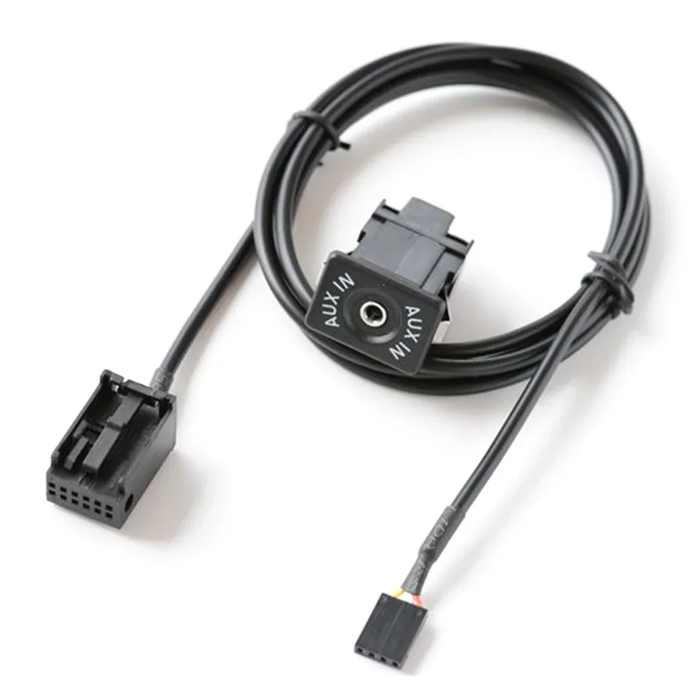 Auxiliary Audio Adapter Cable With Socket For Opel CD30 CD40 CD70 DVD90 Car Models With Power Cord For Dashboard