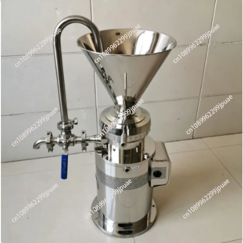 Vertical Sanitary Colloid Mill Liquid Superfine Grinding Emulsifying Machine For Beverage Food Processing