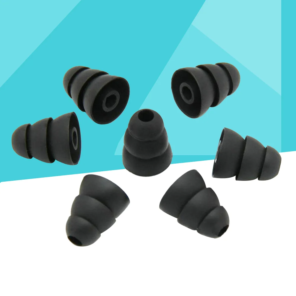 

Silicone Ear Tips Earbud Caps Noise Cancelling Plugs Earpads Reduction Earphone