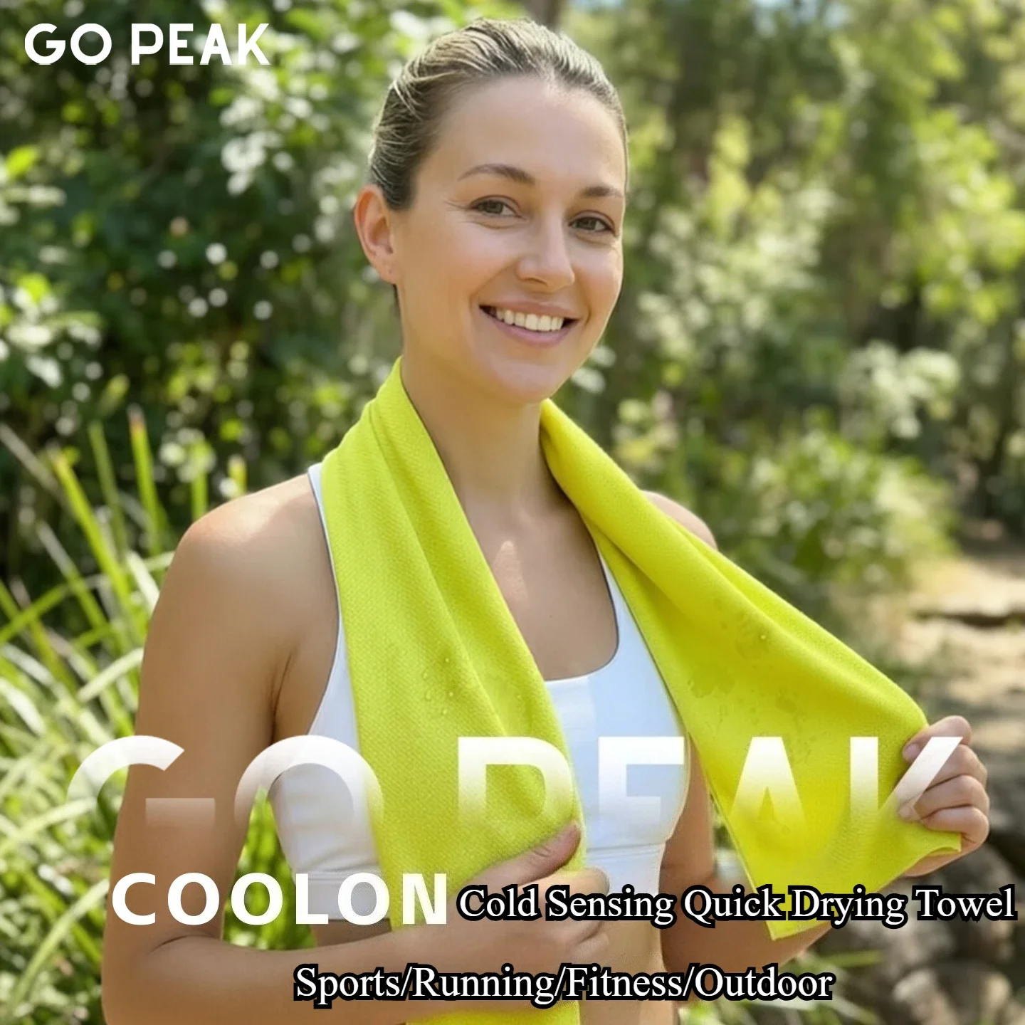 GO PEAK Outdoor Quick Dry Sports Cooling Ice Towel Cold Sports Towel Fitness Cool Towel Camping Fitness Running Yoga Gym Beach