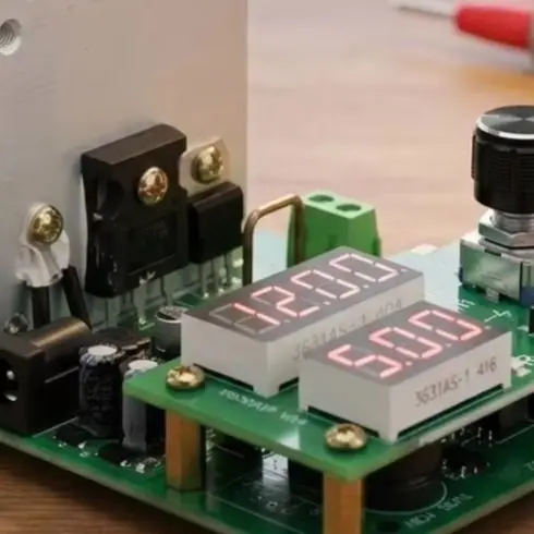 Electronic Load Module 60W 10A 30V for Battery Testing with 1.0-25.0V Cutoff Setting Step 0.1V or 1V and Digital Display
