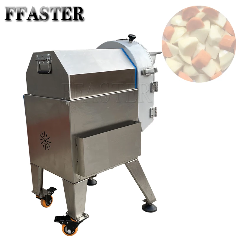 Industrial Fruit Vegetable Cutter Machine Aloe Vera Dicing Machine Electric Slicer Shallot Leek Chopper