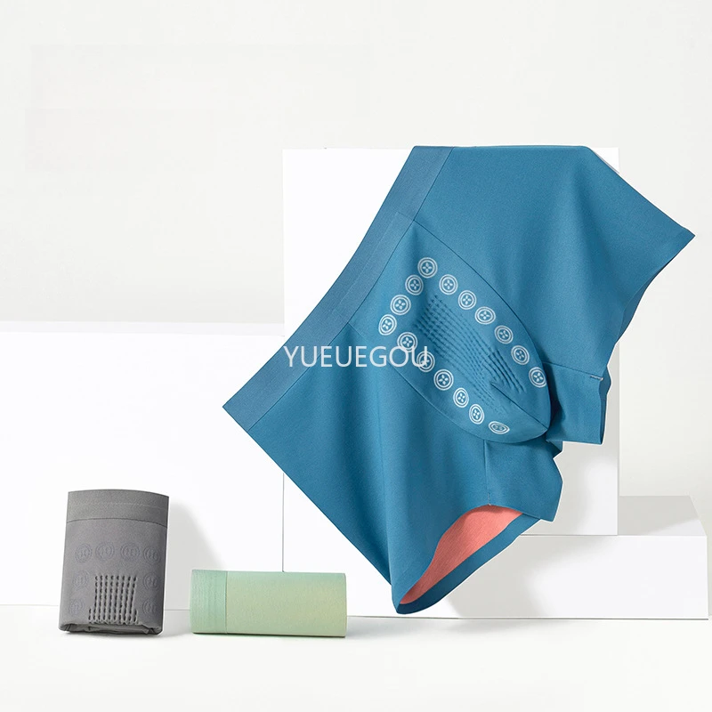 100S Modal Men Panties SPA Massage Sexy Underwear Breathable Seamless Boxer Shorts Solid Color High Elastic Pants Men‘s Boxers