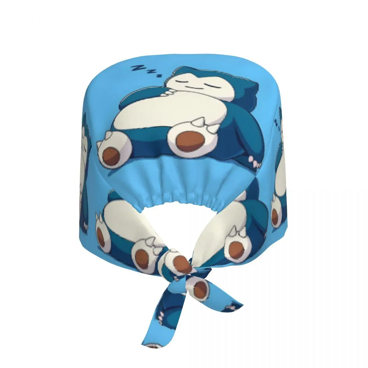 Custom Sleeping S-Snorlax Breathable Nursing Work Cap Surgical Scrub Caps Nursing Hair Hats Work Scrub Hat for Hospital Pharmacy