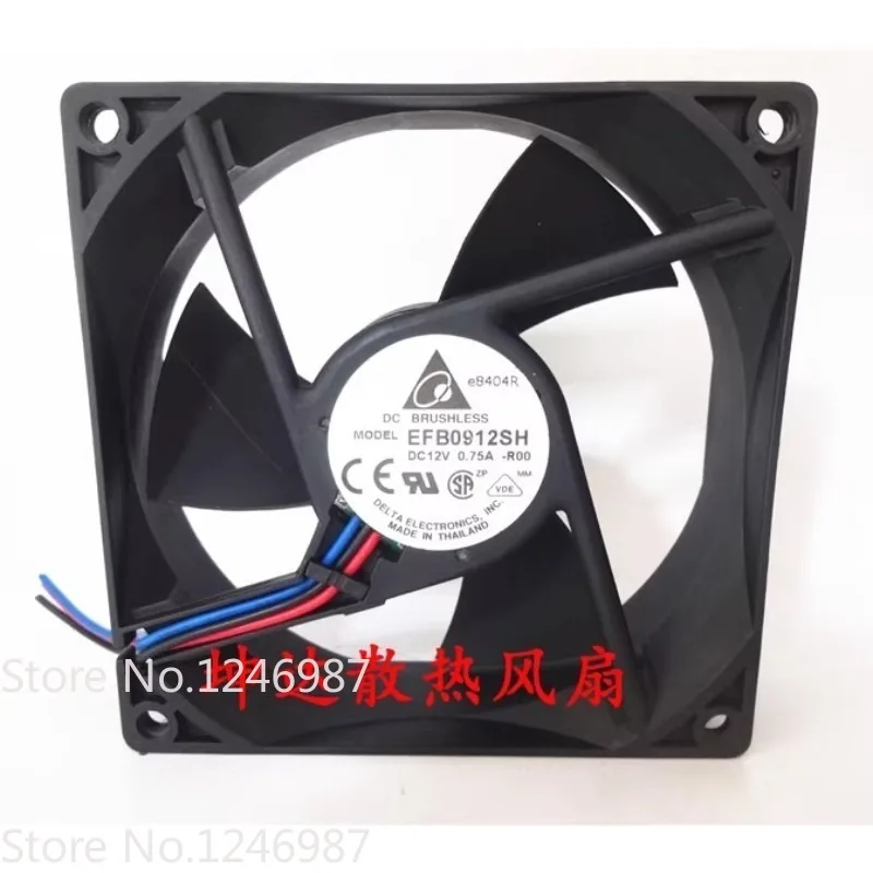 

New Fan Original for Delta EFB0912SH 9025 9cm 12V 0.75A Server Chassis Fan
