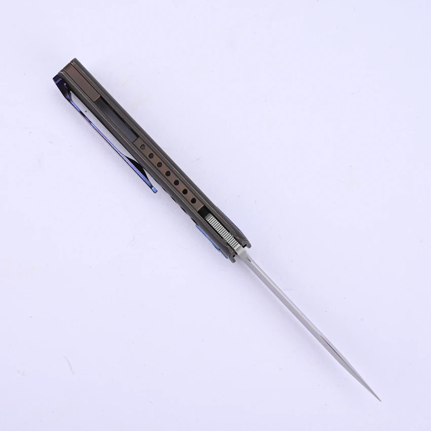 LiBingEDC Jingke Klappmesser – M390 Stahlklinge und Titangriff, taktisches EDC-Taschenmesser für Outdoor-Survival-Werkzeuge