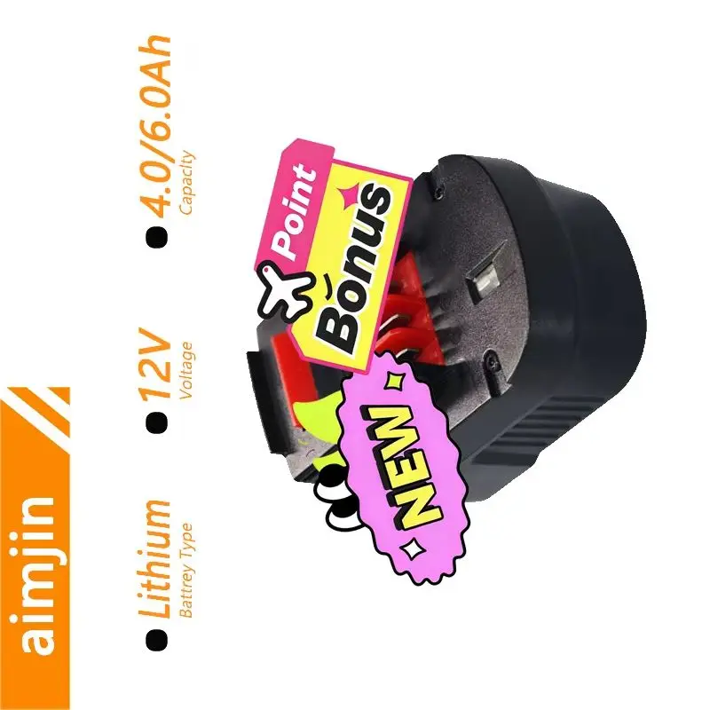 🚧12V 4000/6000mAh For Black & Decker A12 A12ex Fsb12 FS120b A1712 HP12k HP12 Replaced BY Ni-MH Battery🧸