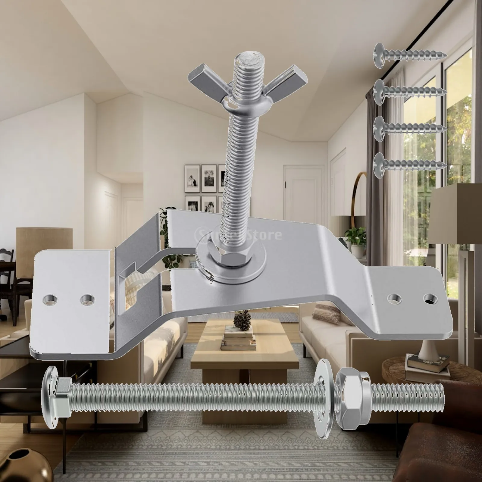 

Sturdy Wall Mount Spare Tire Support Bracket Stainless Steel for Trailer Vehicle Spare Wheel Rack