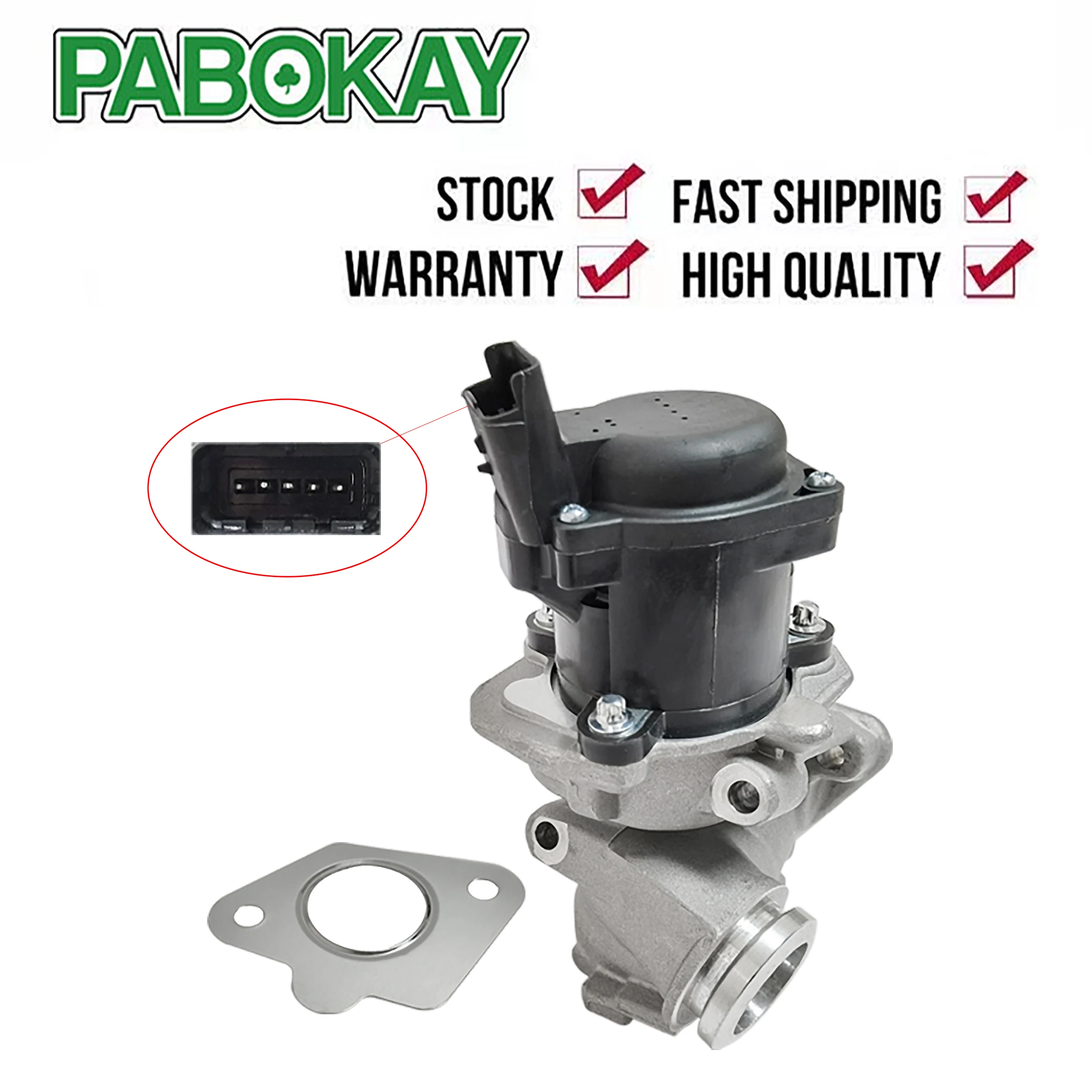 

EGR Valve For CITROEN C1 C2 C3 PEUGEOT 107 206 207 1618N8 1618PF 9658203780 9673258680 1333611 1363591 1479845 2S6Q-9D475-BA
