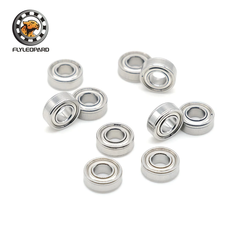 Rolamentos de esferas miniatura, MR115ZZ, MR115 ZZ, L-1150ZZY04, ABEC-7, 5x11x4mm, 10 peças