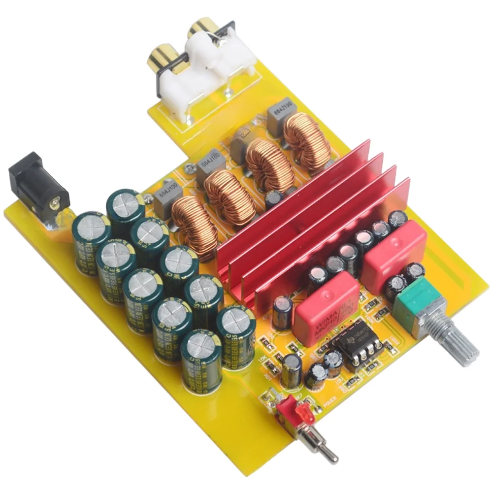 2x50W HiFi Stereo Digital Module Board DC12V to 25V Input for Home Audio Systems with ABS and Aluminum Housing