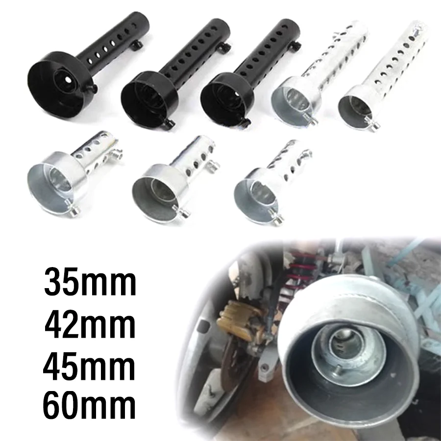 Wooeight Motorcycle Can DB Killer Silent Noise Sound Eliminator Exhaust Adjustable Muffler Parts 35mm 42mm 45mm 48mm 60mm