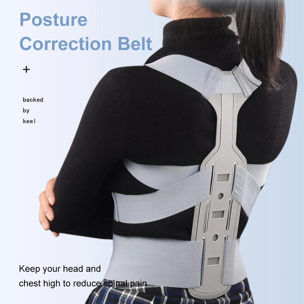 Adjustable Back Shoulder Posture Corrector Clavicle Spine Back Belt Support Reshape Body Upper and Lower Back Pain Relief Brace