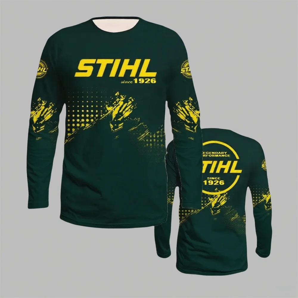 الرجال النساء الخريف الشتاء طويلة الأكمام تي شيرت الرياضة في الهواء الطلق الدراجات الملابس على الطرق الوعرة الرجال دراجة نارية y2k قميص ملابس للرجال #6