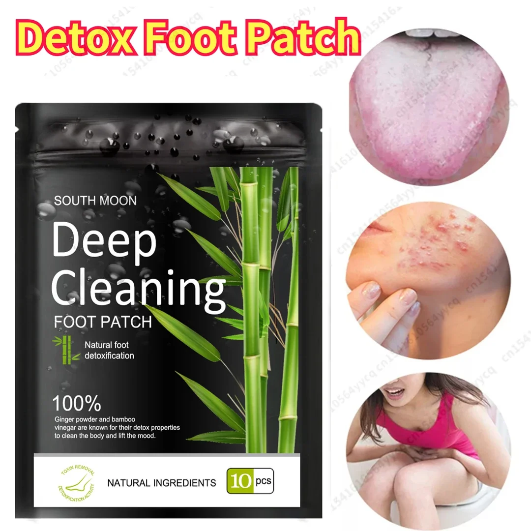 200/50 Pcs Detox Foot Patches for Stress Relief Deep Sleep Natural Herbal Toxins Cleansing Herbal Adhesive Pads Health Care