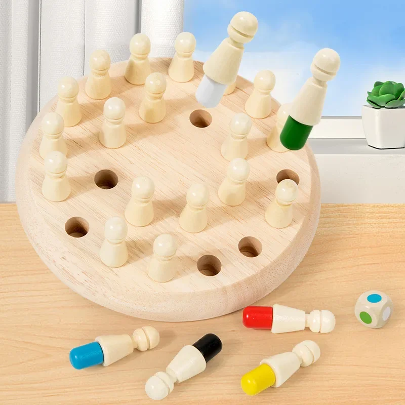 A Set Children'S Memory Training Game Chessboard Kindergarten Logical Thinking Tabletop Games Puzzle Parent Child Focus Power Cn