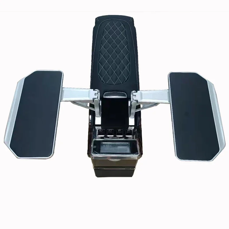 Business car interior accessories with armrest box hidden folding table