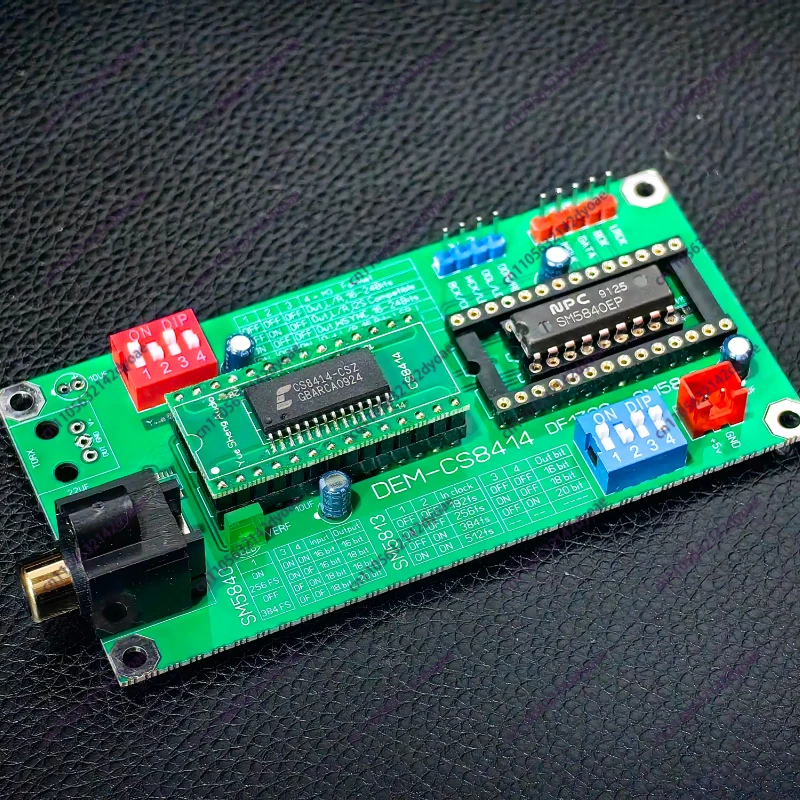 CS8414 digital receiver board, digital filter supports DF1700, SM5813 and SM5840.