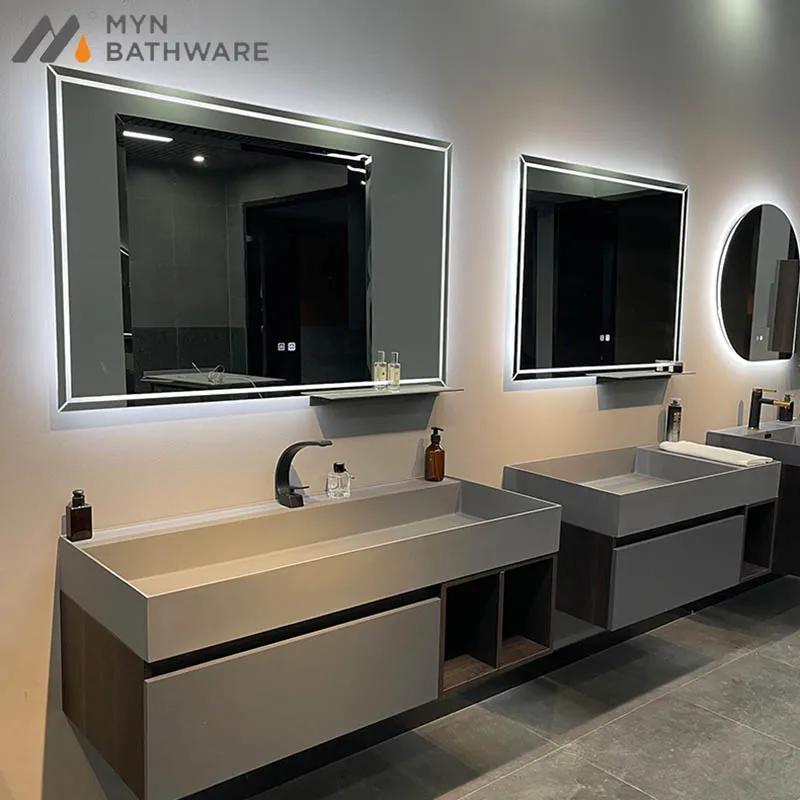 Customized Waterproof Vanity Wall Hung Bathroom Cabinet