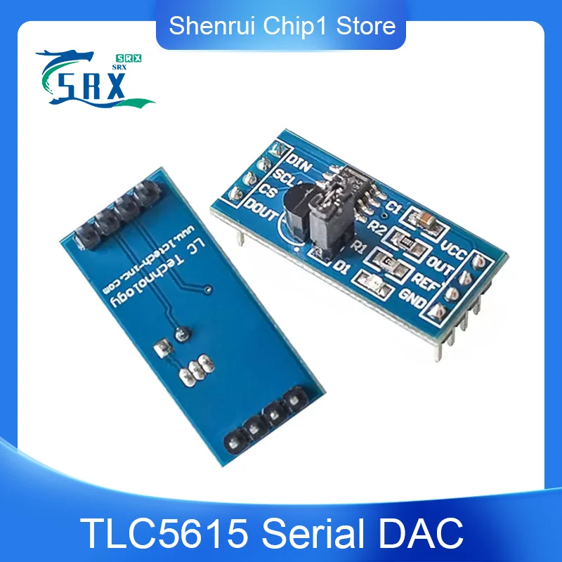 

TLC5615 10-bit Serial DAC Converter DAC Converter Module