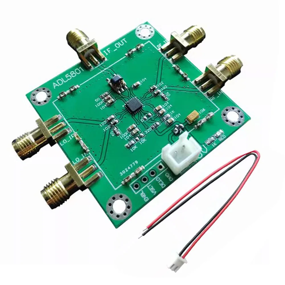 Mix Módulo Mixer Freqüência Ativa rf Mixer Duplo Mixer Balanceado Cabo de Banda Larga Up-converter Down Converter Adl5801 10mhz6ghz