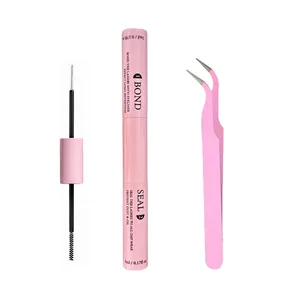 Glue and sealing for individual eyelashes, 10ml, glue and seal, super strong fixation, eyelash extension and eyelash glue remover, 5ml tweezers kit 6 Main Sales Cilities Remover - №2