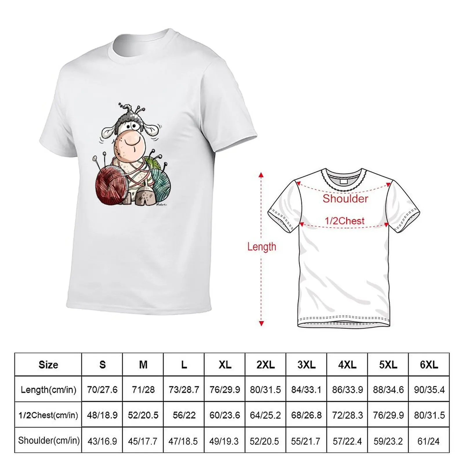 Sheep between wool balls - Cartoon - Gift T-Shirt oversized t shirt Louboutins funny t shirts men
