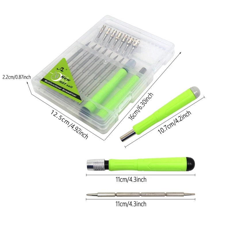 Набор многофункциональных отверток 16-в-1 7395 Комбинированная отвертка для мобильного телефона, разборка дома, специальные инструменты для обслуживания
