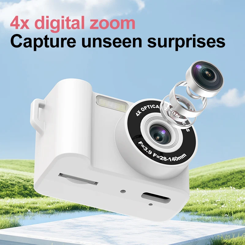 

НОВАЯ мини-цифровая камера в стиле ретро, студенческая карта кампуса, портативная машина для фотосъемки и видео, аксессуары для рюкзака, новинка 2026