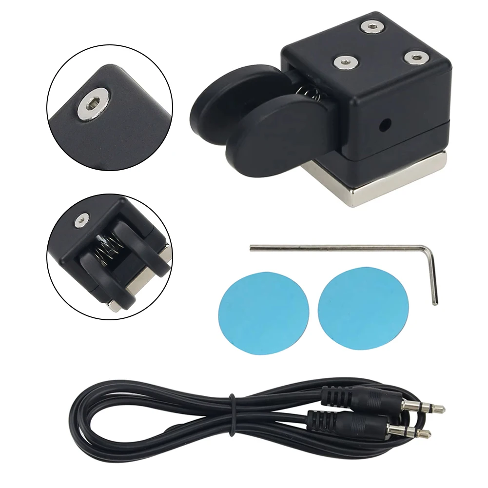 

CW Key Automatic Short Wave Receiver With Magnetic Bottom Seat Key Dual Paddles Kit/set QU-2020A Replace Accessories