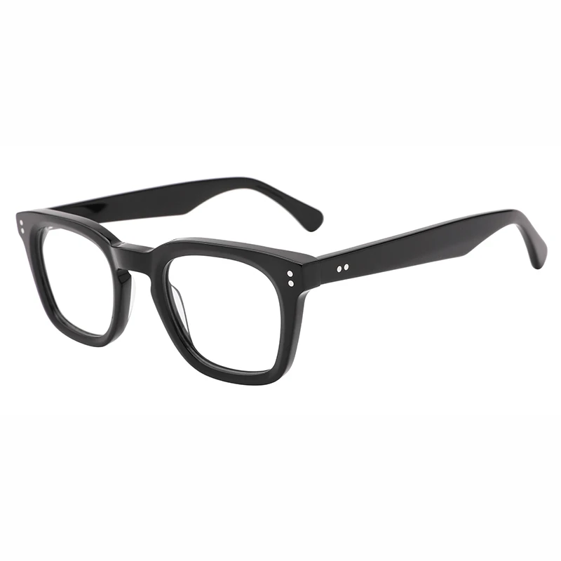 

Kirka Men's Large Rectangle Optical Glasses Frame Sheet Prescription Myopia Black WD1578P Adult Sheet Optical Glasses Frame
