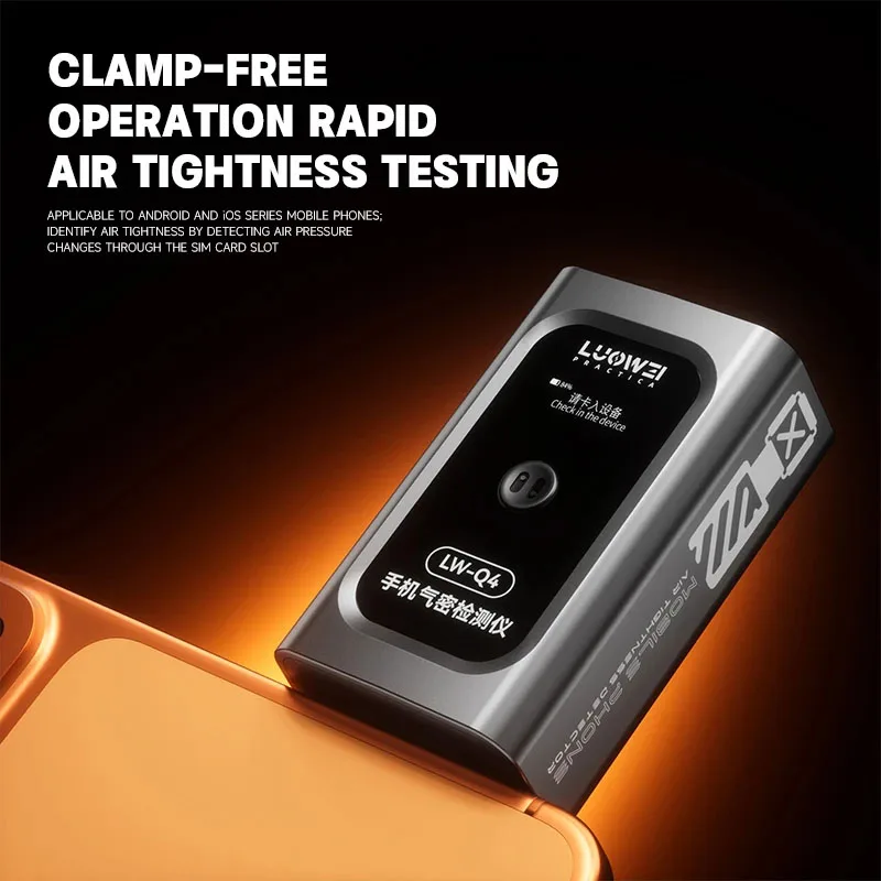 LUOWEI LW-Q4 Fast Accurate Waterproof Tester Air Tightness Leak Detector for IPhone and Android Portable with OLED Screen