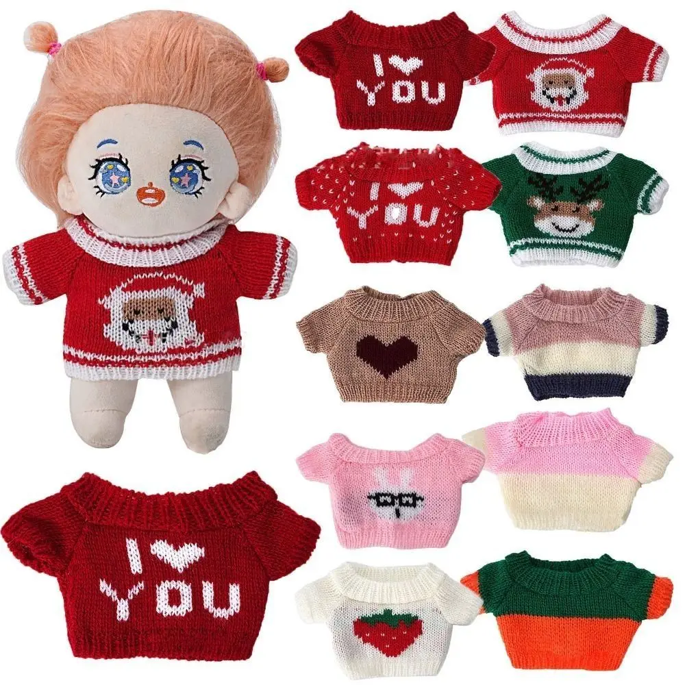 New Fashion Doll Sweaters Winter Multistyles Sweaters Outfits Baby Kids Clothes for 20cm Cotton Doll/for Idol Dolls