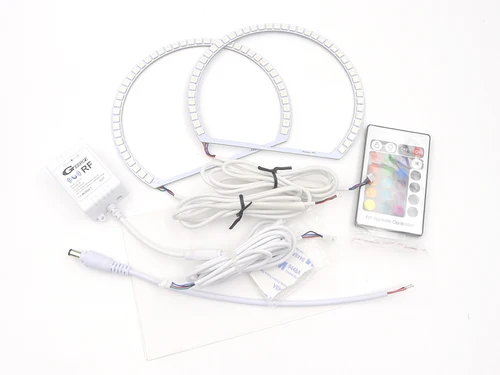 Imagen 2 del producto Para Chevrolet Chevy Camaro 2009 2010 2011 2012 2013 Bluetooth BT APP Ultra brillante multicolor RGB LED Angel Eyes Kit anillos de Halo