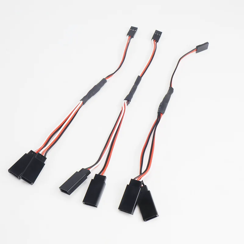 3pcs/lot 150mm 200mm 300mm 500mm RC Servo Y Extension Cord Cable Lead Wire for JR Futaba Rc Battery Drone Car Boat Helicopter