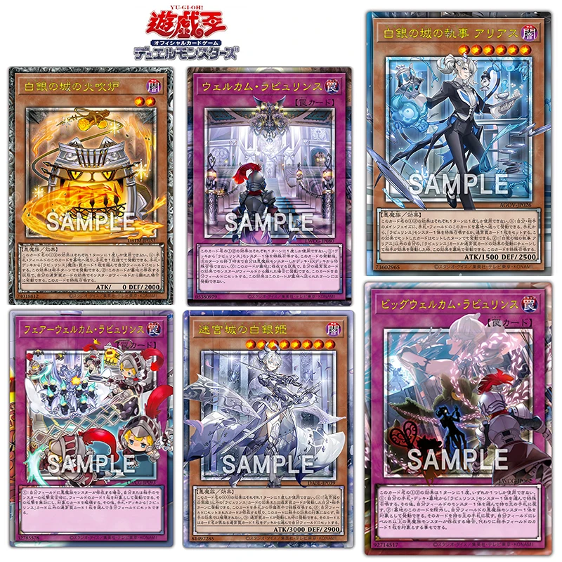 

DIY Yu-Gi-Oh! Arias the Labrynth Butler Labrynth Stovie Torbie Anime character Collection flash card Cartoon toys Christmas gift