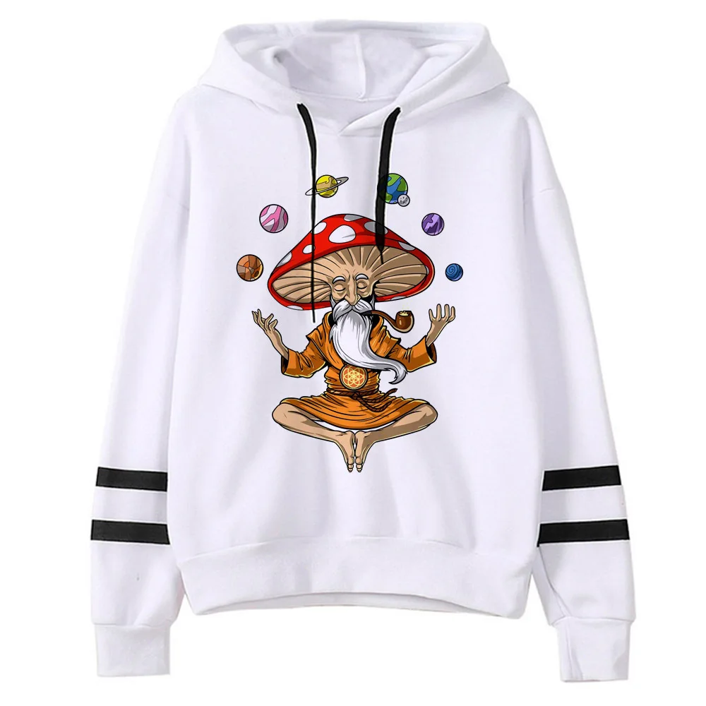 Mushroom hoodie designer kawaii graphic patterned anime modern style female sweatshirts printed design youthful elegant graphic