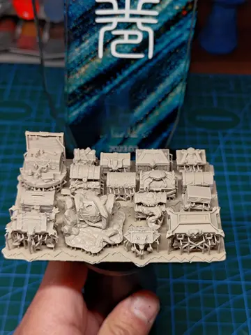 1/35 1/24 acessórios de cena cascalho e grama abandonado pipeline efeito chama peças impressão 3d acessórios resina cena fantasia