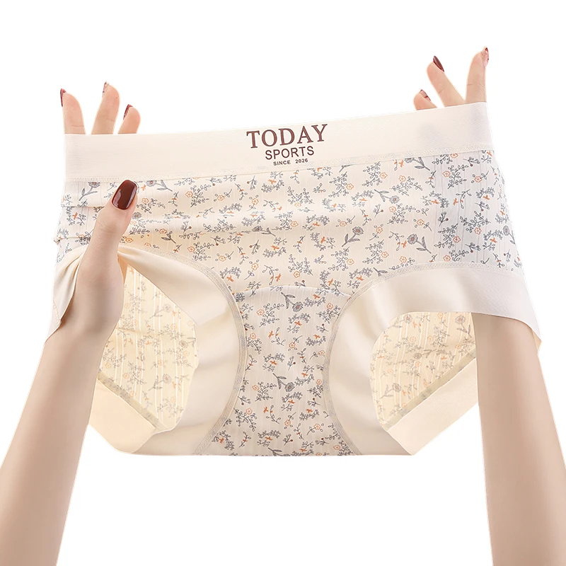 Seamless Panties for Women Micro Underwear Lady Soft Women's Panties Set Pack Flowers Fashion Lingerie Sexy Briefs Triangular