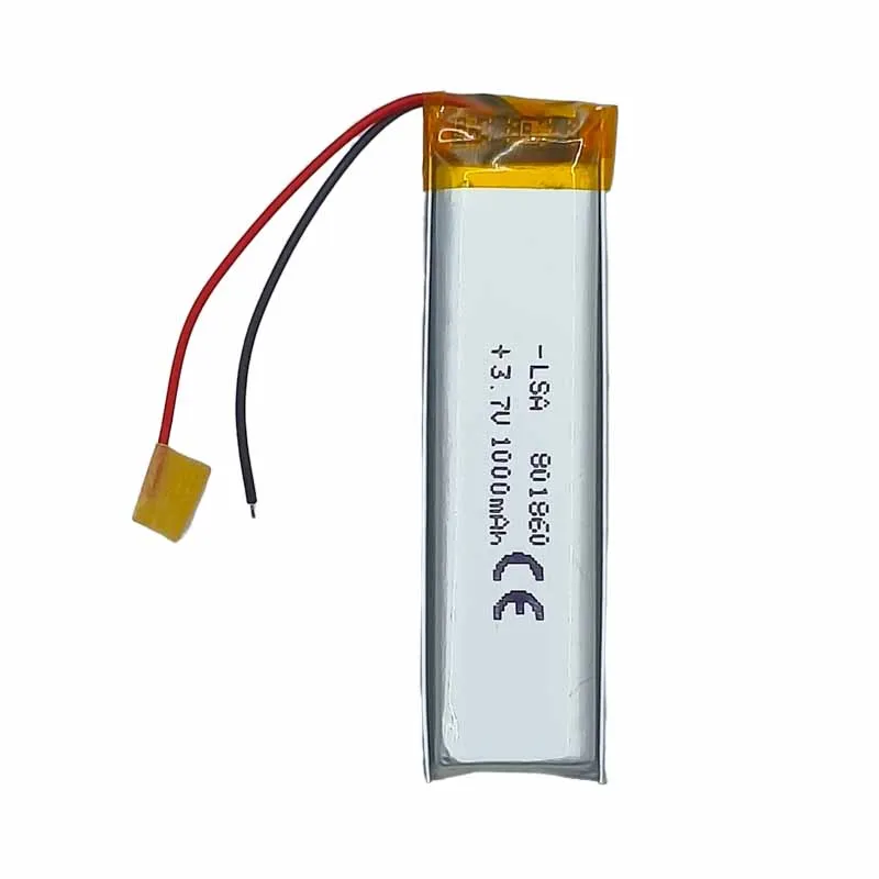 Akumulator litowo-polimerowy 801860 1000mAh-3.7V do skanerów, inteligentnych urządzeń do noszenia, głośników Bluetooth, oświetlenia LED, zabawek elektronicznych. — zdjęcie produktu 3