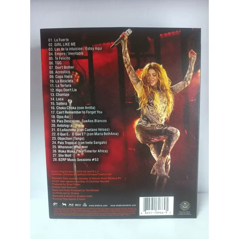 Blu-ray Shakira 2026 Rio Concert Live Performance Music Video Disc