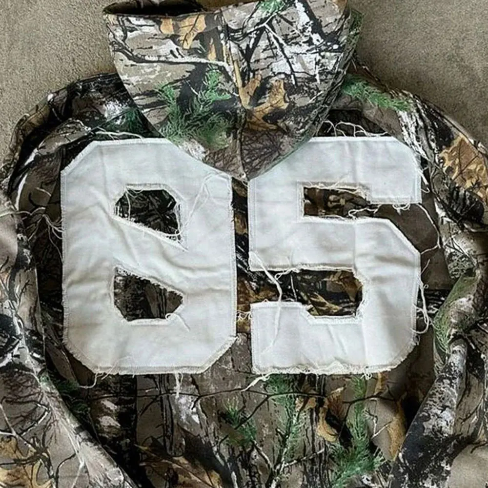 الرجعية Y2K مقنعين البلوز الخريف الشتاء الأمريكية أزياء العلامة التجارية إلكتروني طباعة عارضة نمط شارع العليا للأزواج