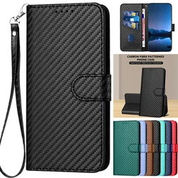 Wallet Flip Carbon Fiber Case For Samsung Galaxy S10 S9 S8 S10E Note10 Plus Note20 Ultra Note9 Note8 S7 Edge Magnetic Cover Etui