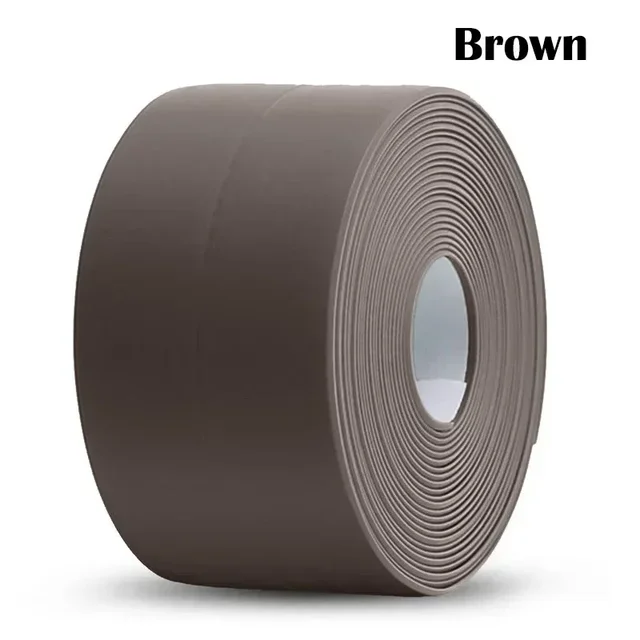 Wasserdichtes Dichtungsband PVC Selbstklebend für Badezimmer Wandkleber Aufkleber Küchenspüle Fugendichtung Schimmelresistentes Abdeckband