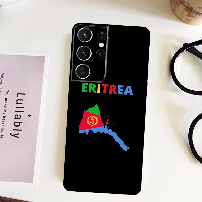 Eritrea Flag Case For Samsung Galaxy S23 S22 Ultra S8 S9 S10 Plus Note 10 20 Ultra S21 S20 FE Phone Shell